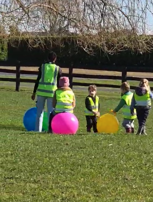 Joyful Morning Of Equestrian Fun And Interaction